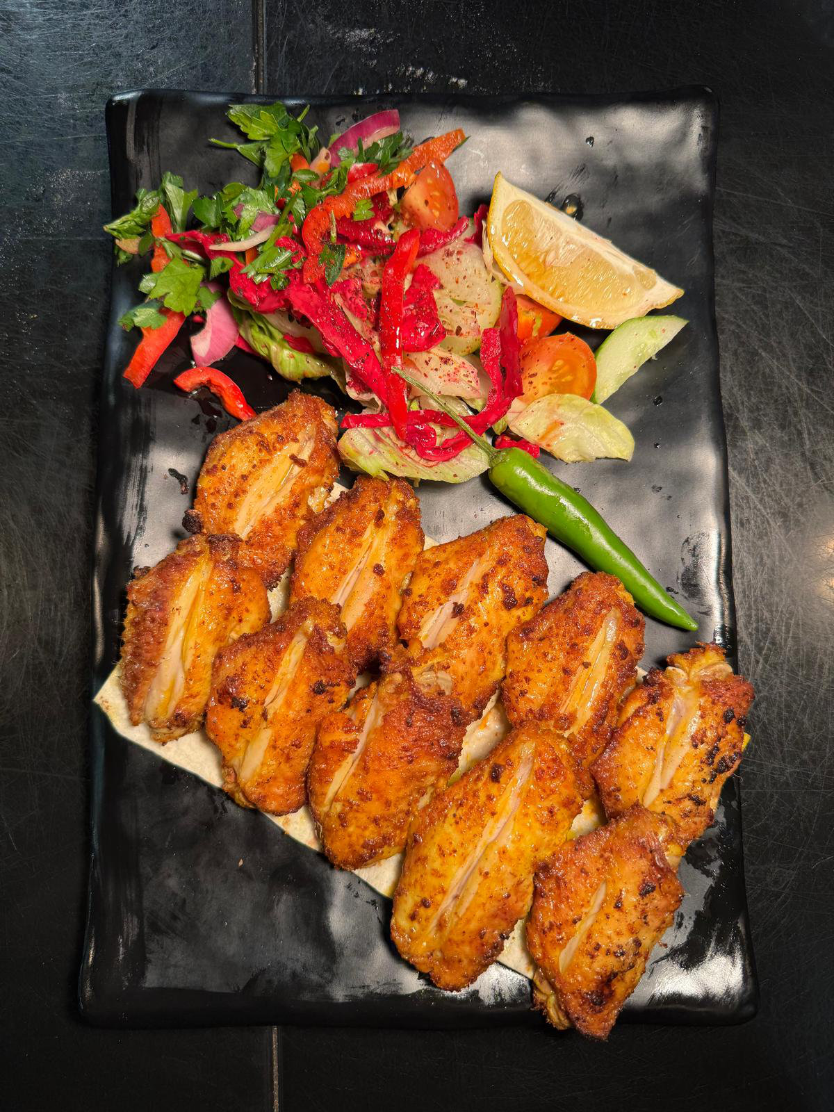 Chicken wings platter