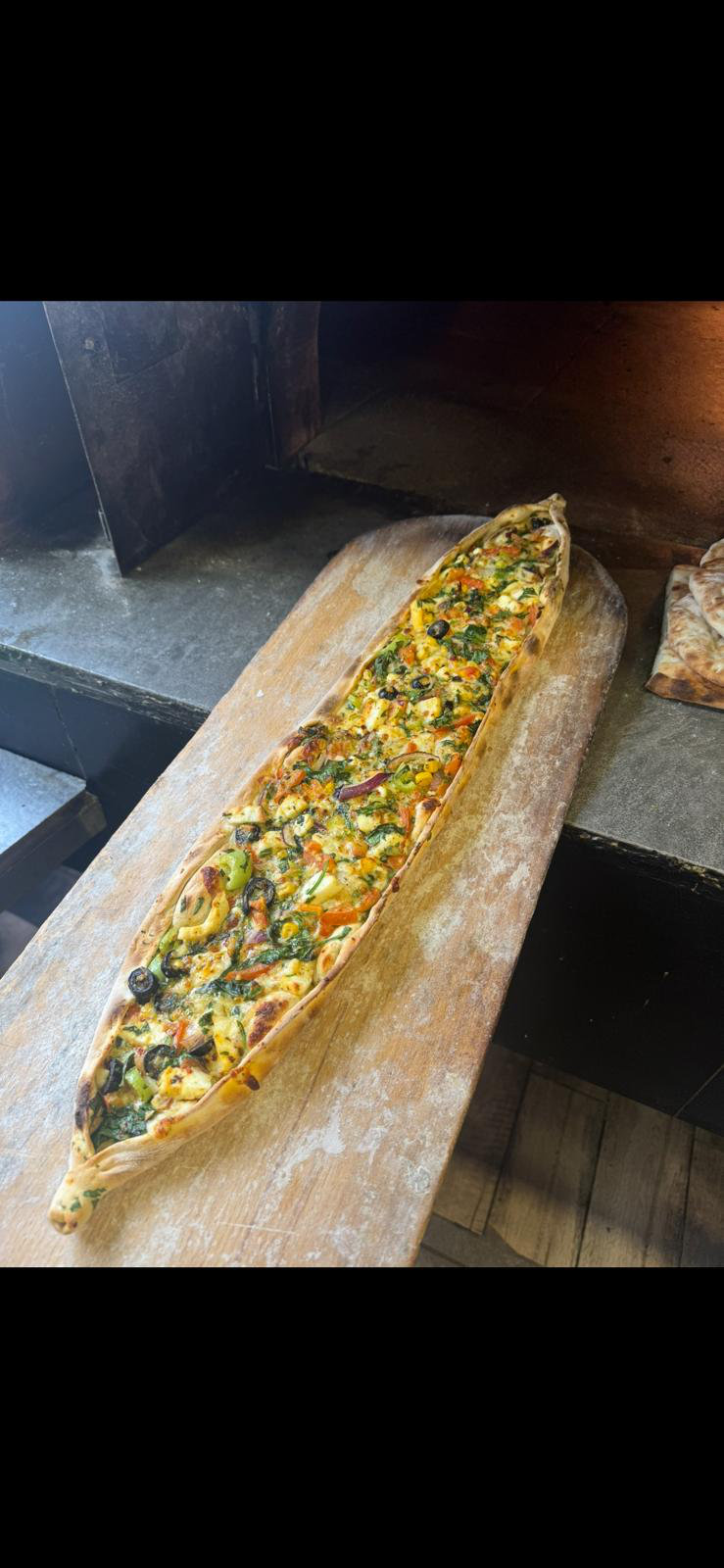 Pide fresh from the stone oven